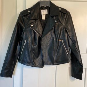 Old Navy Faux Leather Jacket NWT